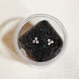 Neometal Trinity Gem Threadless End